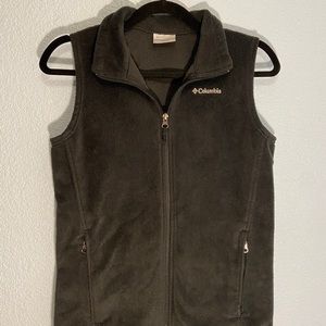 Black Columbia Fleece Vest